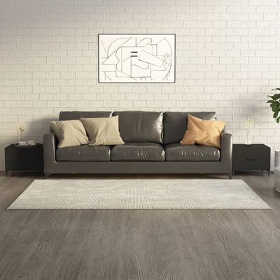 vidaXL Konferenčné stolíky s kovovými nohami 2 ks čierne 50x50x40 cm