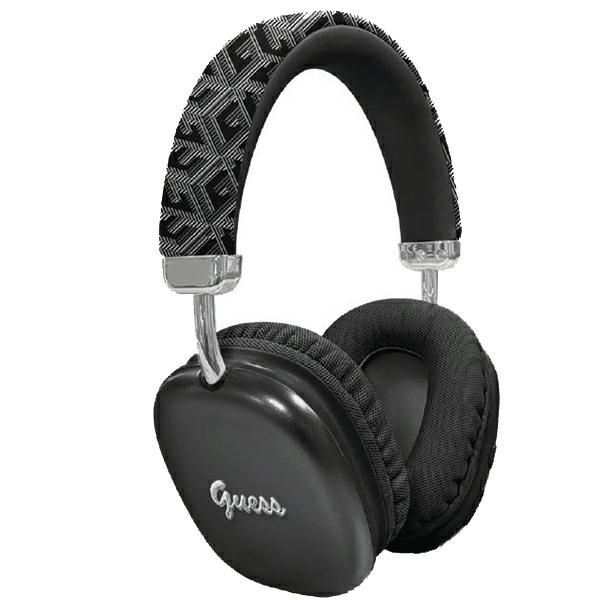 Guess Bluetooth slúchadlá GUBHK1GCTCSK GCUBE METALLIC SCRIPT LOGO čierna