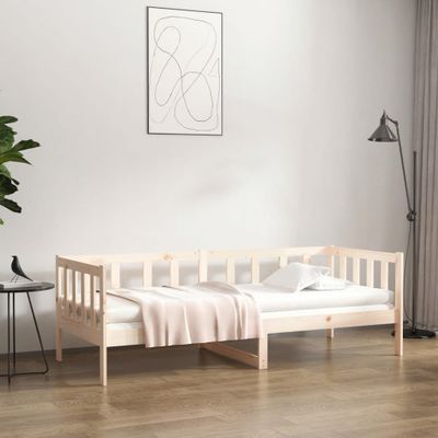 vidaXL Denná posteľ s matracom 80x200 cm masívna borovica