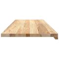 vidaXL Okenný parapet 2 ks 110x40x2 cm neošetrený dubový masív