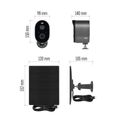 Kamera EMOS IP-1150G SNAP /H4173/ GoSmart vonkajšia batériová kamera s WiFi a solárnym panelom