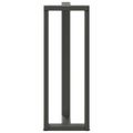 vidaXL Nohy barového stola v tvare T, 2 ks, antracitové, 40x35x(110-111) cm, oceľ