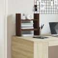 vidaXL Organizér na stôl, hnedý dub 38,5x17x39 cm, kompozitné drevo