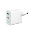 GEMBIRD TA-UC-PDQC20L-W-01, Nabíjačka, USB/USB-C