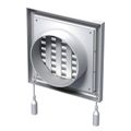 Mriežka VENTS MV 100 VRs 154x154mm s reguláciou a nástavcom