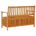 vidaXL Záhradná úložná lavica 120 cm, akáciový masív