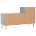 vidaXL Botník betónovo sivý 102x36x60 cm spracované drevo