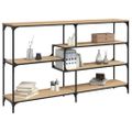 vidaXL Konzolový stolík dub sonoma 160x32x95 cm kompozitné drevo