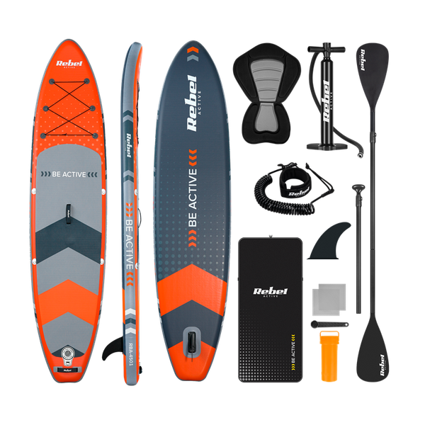 Paddleboard SUP REBEL ACTIVE RBA-4501-OR 11'6" 350x81x15 cm oranzový