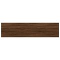 vidaXL Nástenné police 4 ks hnedý dub 80x20x1,5 cm kompozitné drevo