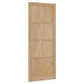 vidaXL Vnútorné dvere 83 x 232 cm Preglejka Prírodná