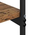 vidaXL Konzolový stôl Staré drevo 101 x 35 x 80,5 cm Kompozitné drevo