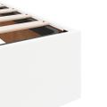 vidaXL Osmanský rám postele s matracom biela 90x190 cm umelá koža