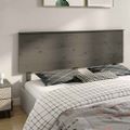 vidaXL Čelo postele sivé 184x6x82,5 cm masívna borovica