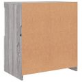 vidaXL Komoda s LED svetlami sivá sonoma 60,5x37x67 cm