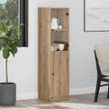 vidaXL Highboard Remeselný dub 35 x 37 x 142 cm Kompozitné drevo