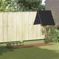 vidaXL Klietka pre králiky Strieborná 300 x 100 x 210 cm