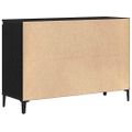 vidaXL Servírovacia skriňa Čierny dub 104 x 35 x 70 cm