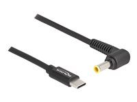 Elektrický kábel - USB-C (M) do DC jack 5,5 x 3,0 mm (M) - 20 V - 3 A - 1,5 m - čierna