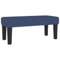 vidaXL Posteľný rám boxsping s matracom modrý 80x200 cm látka