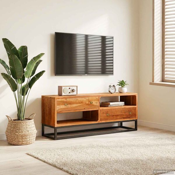 vidaXL Servírovacia skriňa s úložiskom Beta Prírodná 70 x 30 x 75 cm