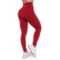 Dámske legíny Ignite Dark Red - GymBeam, veľkosť M, veľkosť oblečenia M