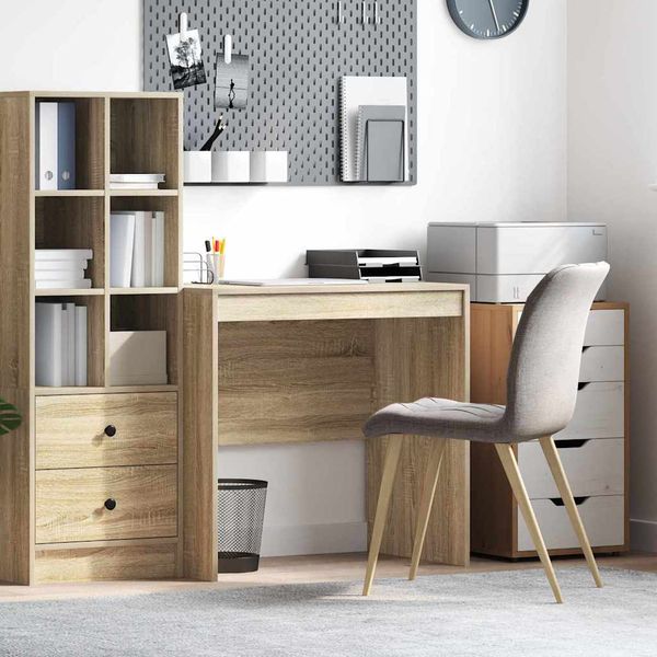 vidaXL Stôl Sonoma dub 80 x 50 x 76 cm