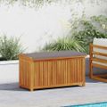 vidaXL Vonkajší box na vankúše 113x50x60,5 cm akáciový masív