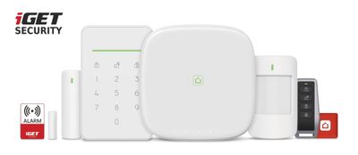 iGET SECURITY M5-4G Premium - Inteligentný 4G/WiFi/LAN alarm, ovládanie kamier a zásuviek, Android, iOS