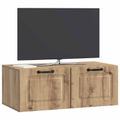 vidaXL Nástenná TV skrinka 78,5 x 41 x 30 cm Dub artisan