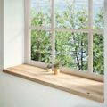 vidaXL Okenný parapet 2 ks 140x40x2 cm neošetrený dubový masív