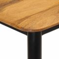 vidaXL Jedálenský stôl 112x52x76 cm mangový masív a železo