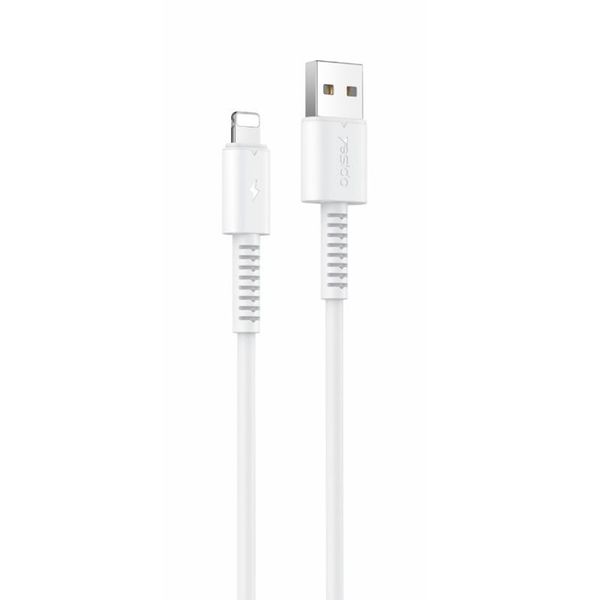Yesido cable CA120 18W usb/lightning 1M pvc 2A biely