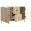vidaXL Servírovacia skriňa so zásuvkou Dub sonoma 89 x 34,5 x 60 cm