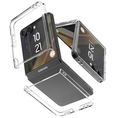 Pevné PC puzdro MERCURY HARD PC CASE pre Samsung Galaxy Z FLIP7 priehľadné