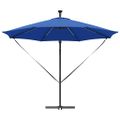 vidaXL Slnečník 294 x 294 x 248 cm Polyester a hliník Azurblue