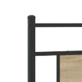 vidaXL Náhradné čelo postele, dub sonoma 107 cm, kompozitné drevo a oceľ