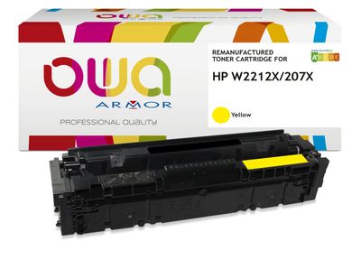 OWA Armor toner kompatibilný s HP W2212X, 2450st, žltá/yellow