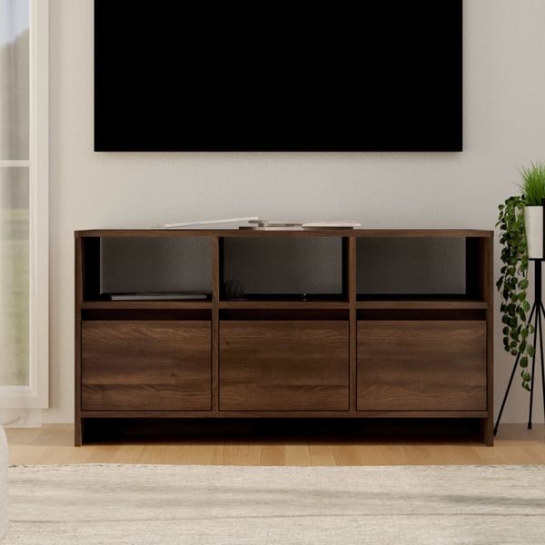 vidaXL TV skrinka hnedý dub 102x37,5x52,5 cm drevotrieska