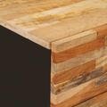 vidaXL Skriňa na posteľ Hnedá 50 x 33 x 62 cm Masívne mango drevo