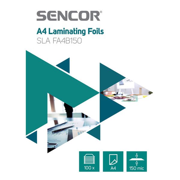 Fólie laminovacie SENCOR SLA FA4B150 A4 150mic 100ks