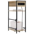 vidaXL Nočný stolík Sonoma dub 40 x 27 x 76 cm Kompozitné drevo