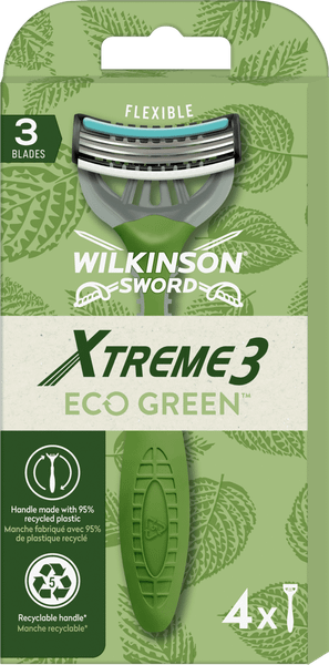 70017500 Wilkinson Xtreme3 Eco Green 4's