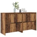 vidaXL Komody 2 ks Staré drevo 70 x 41 x 75 cm Kompozitné drevo