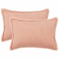 vidaXL Poťah na podložku 2 pcs HOUTEN Ružová 50 x 80 cm Bouclé
