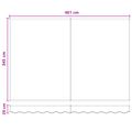vidaXL Elektrická Retrakovateľná Markíza Piesková 5 × 3,5 m