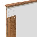 vidaXL Rám postele Staré drevo 100 x 200 cm Masívne borovicové drevo