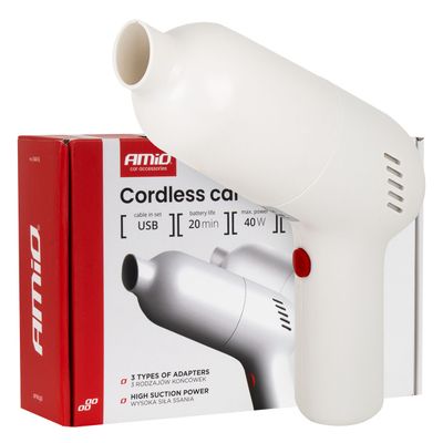 Bezdrôtový vysávač do auta 40W 4,5kPa USB-C VC-07 HEPA AMiO-04415