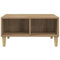 vidaXL Konferenčný stolík dub artisan 60x60x30 cm kompozitné drevo