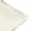 vidaXL Vankúše na stoličky 4 ks krémová melanž 100x50x7 cm látka